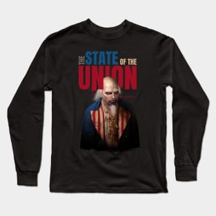 President Evil - State Of The Union Zombie Long Sleeve T-Shirt